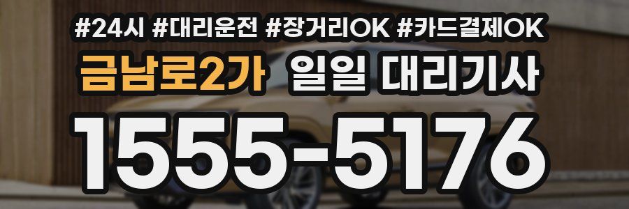 금남로2가 일일 대리기사