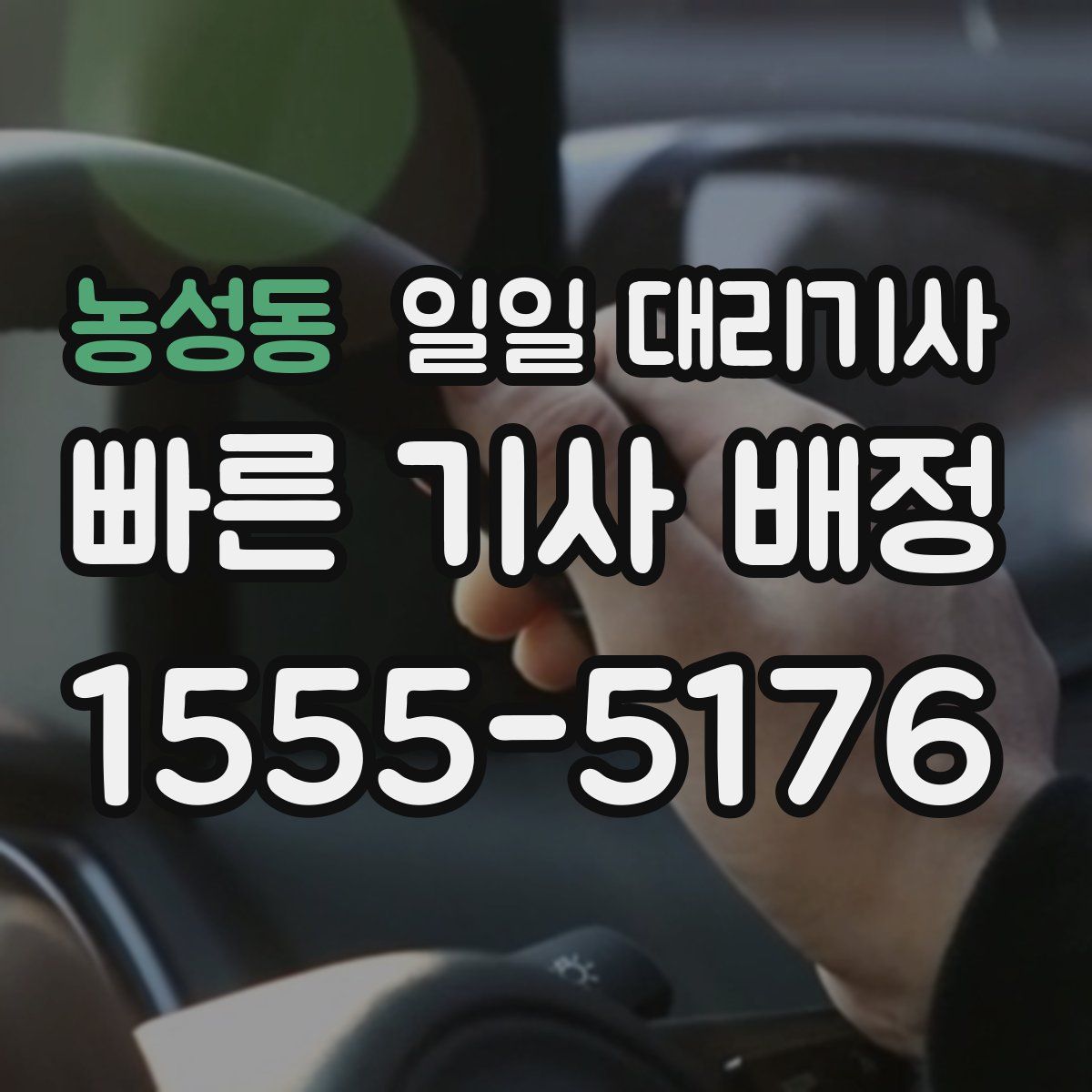 농성동 일일 대리기사