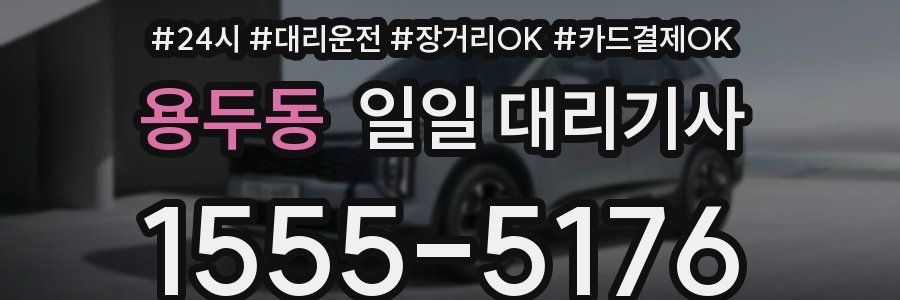 용두동 일일 대리기사