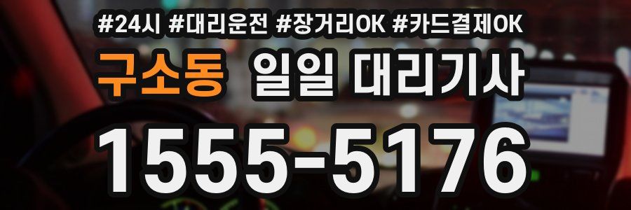 구소동 일일 대리기사