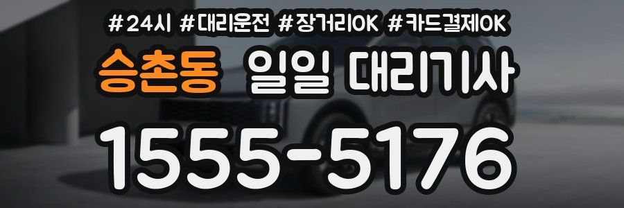 승촌동 일일 대리기사