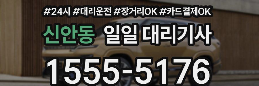 신안동 일일 대리기사