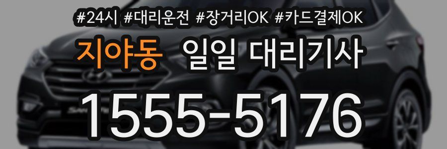 지야동 일일 대리기사