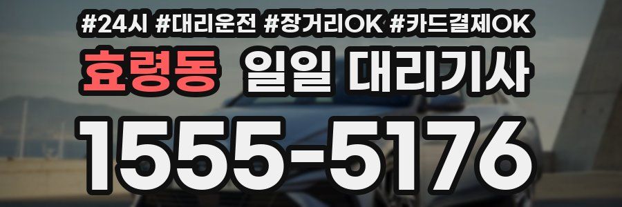 효령동 일일 대리기사