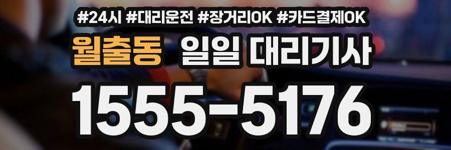 월출동 일일 대리기사