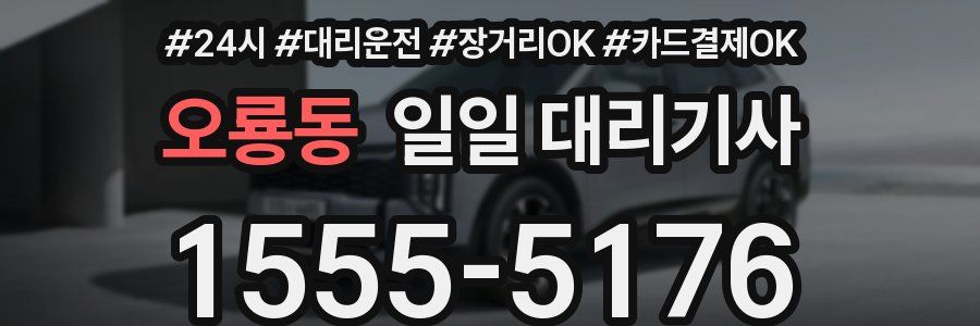 오룡동 일일 대리기사