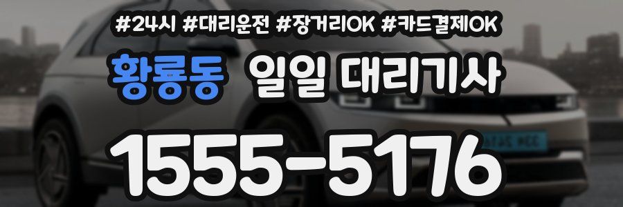 황룡동 일일 대리기사