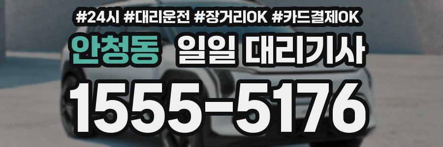 안청동 일일 대리기사