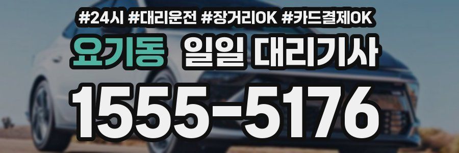 요기동 일일 대리기사