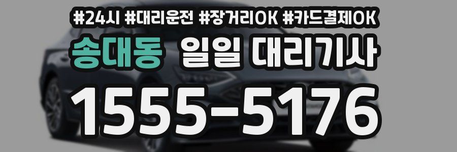 송대동 일일 대리기사