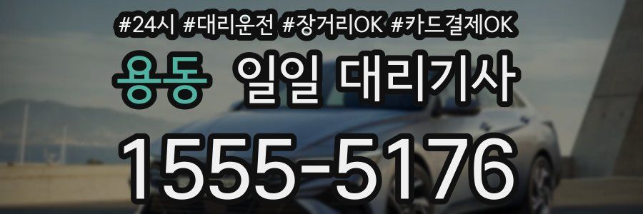용동 일일 대리기사