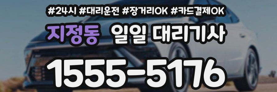 지정동 일일 대리기사