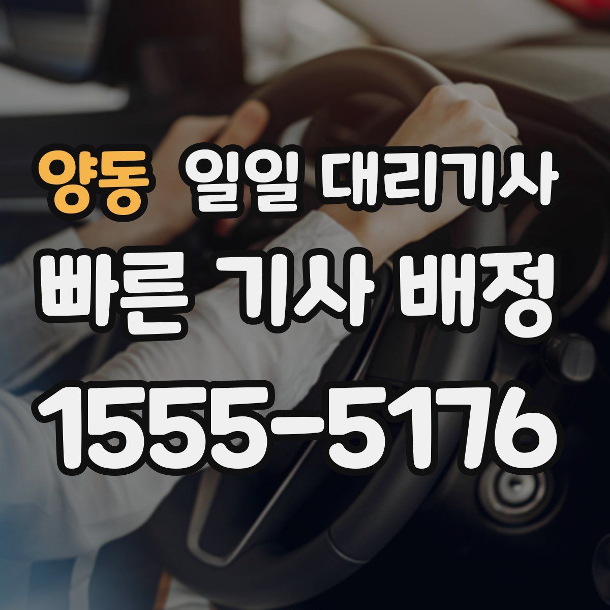 양동 일일 대리기사