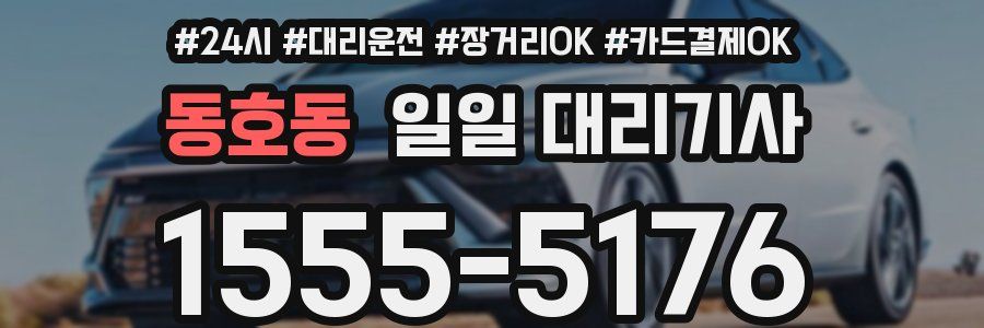 동호동 일일 대리기사