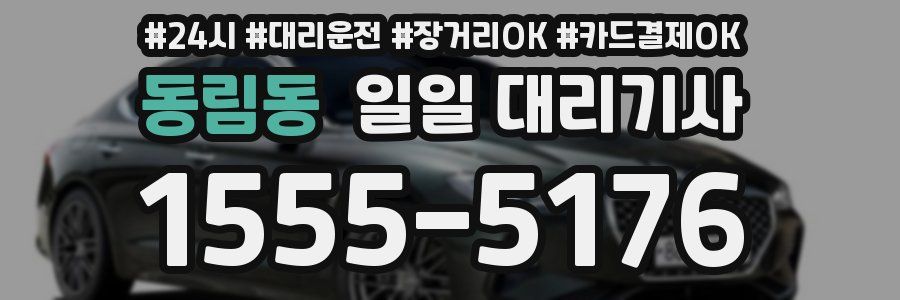 동림동 일일 대리기사