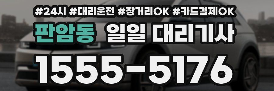 판암동 일일 대리기사