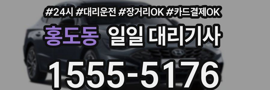 홍도동 일일 대리기사