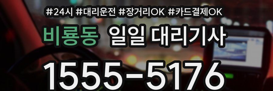 비룡동 일일 대리기사
