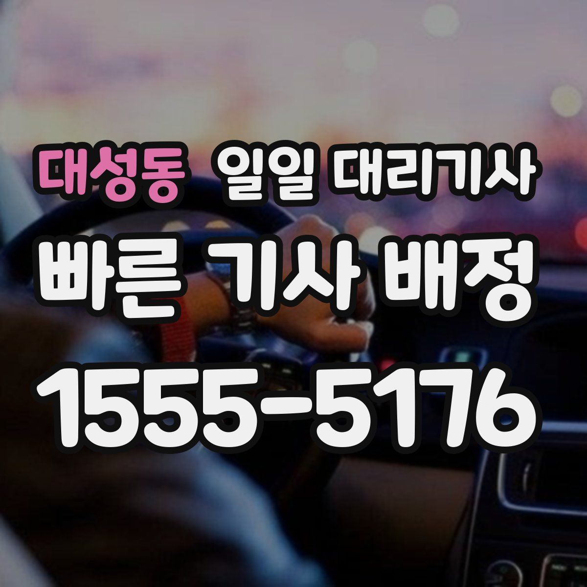 대성동 일일 대리기사
