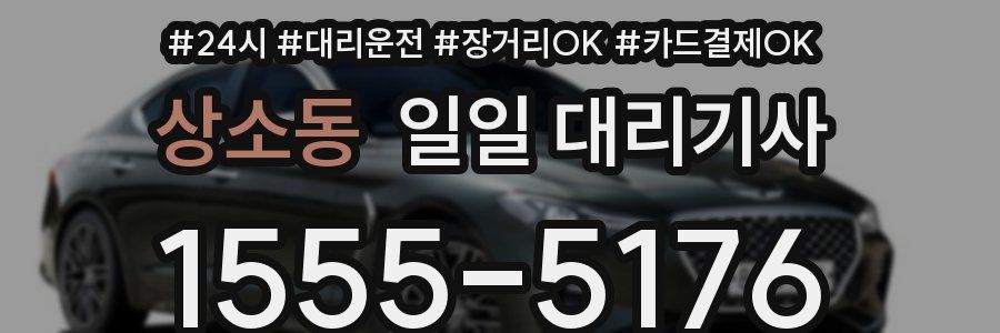 상소동 일일 대리기사