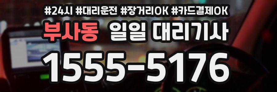부사동 일일 대리기사