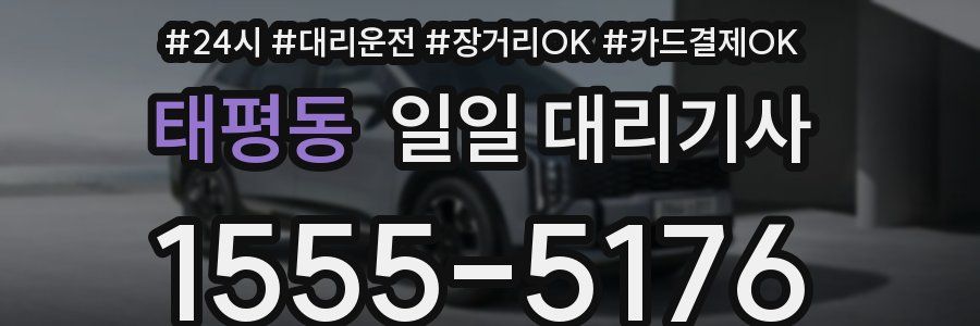 태평동 일일 대리기사
