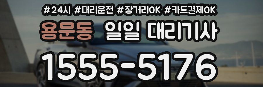 용문동 일일 대리기사