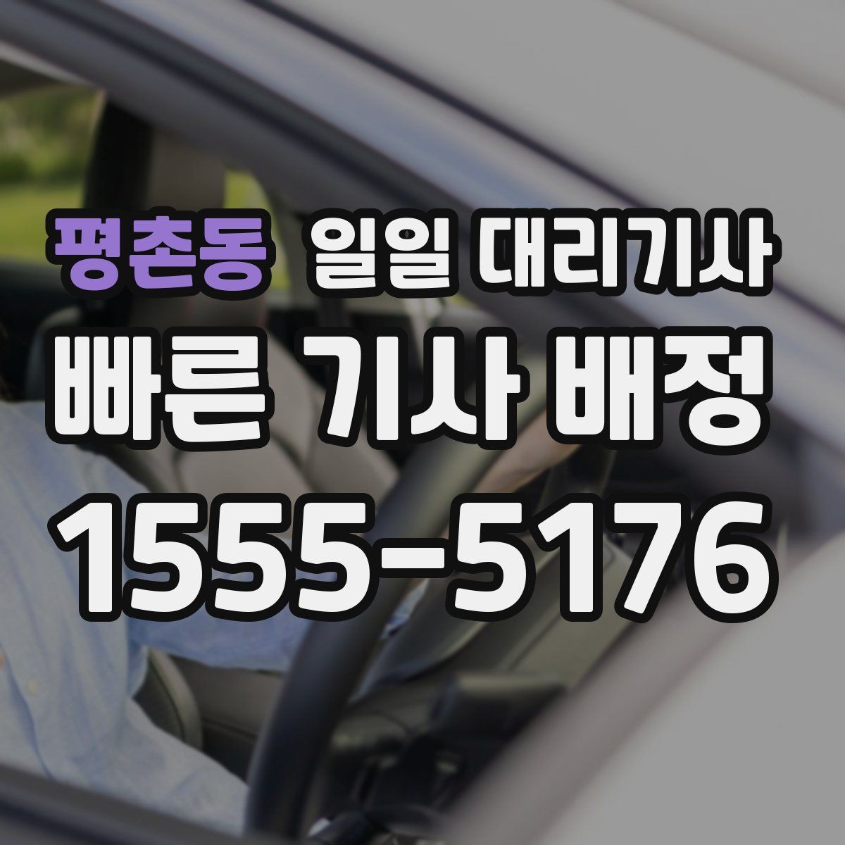 평촌동 일일 대리기사