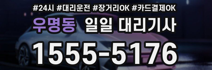 우명동 일일 대리기사