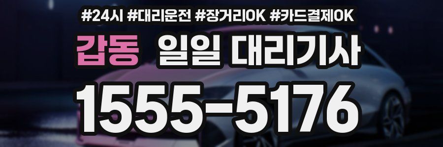 갑동 일일 대리기사