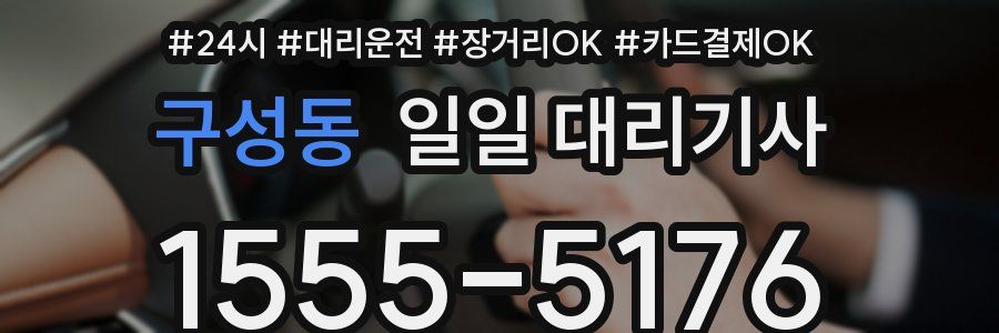 구성동 일일 대리기사