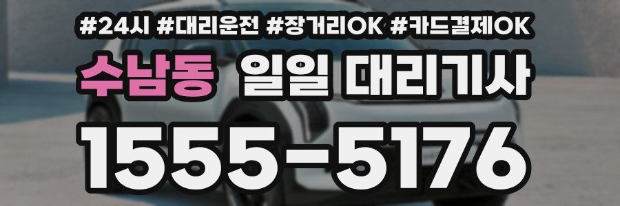 수남동 일일 대리기사
