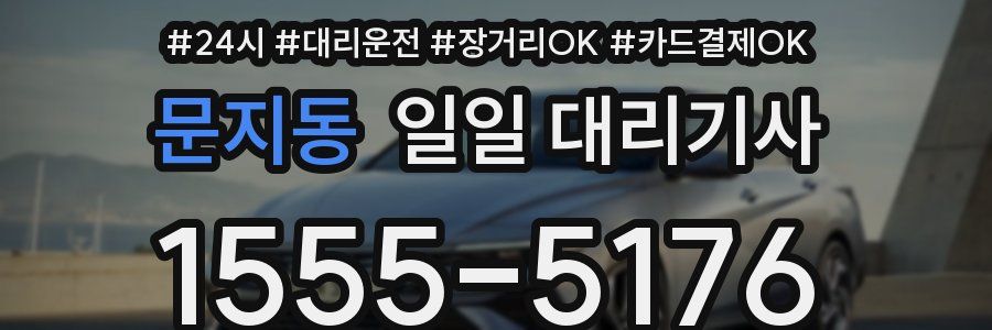 문지동 일일 대리기사