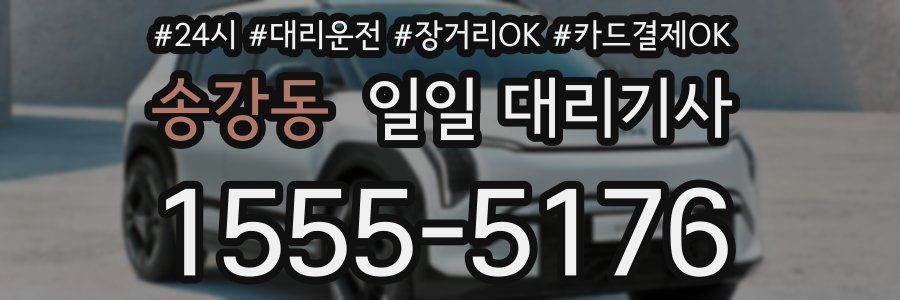 송강동 일일 대리기사
