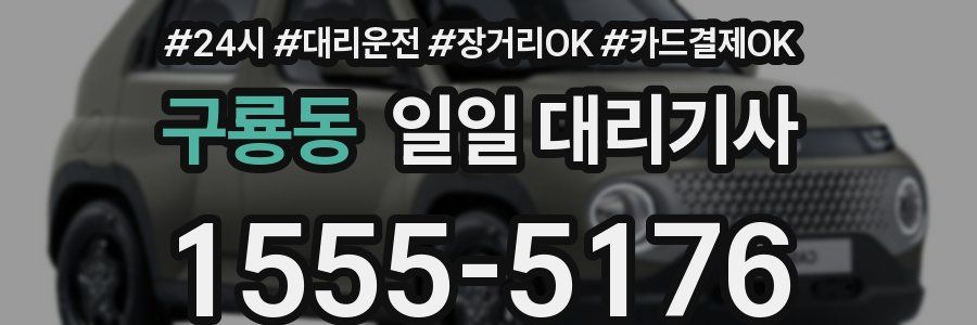 구룡동 일일 대리기사