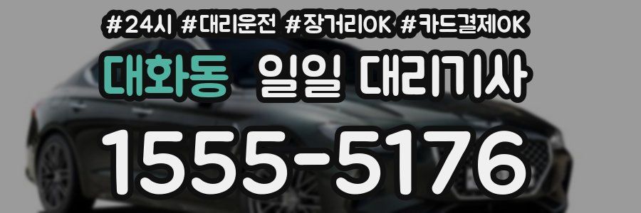 대화동 일일 대리기사