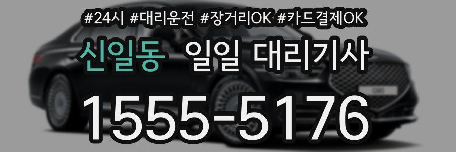 신일동 일일 대리기사