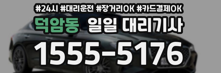 덕암동 일일 대리기사