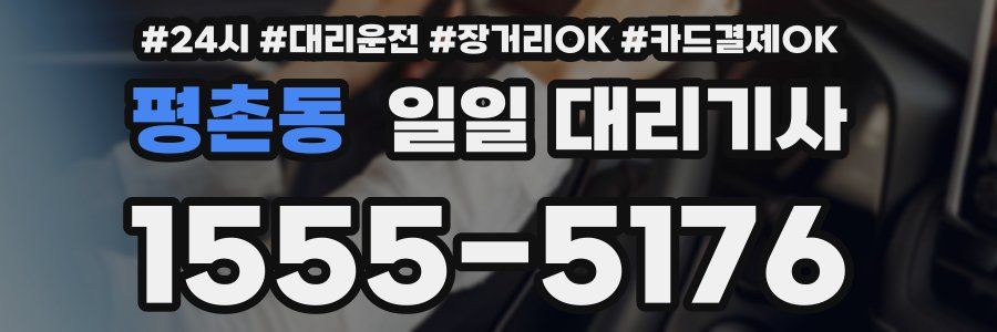 평촌동 일일 대리기사