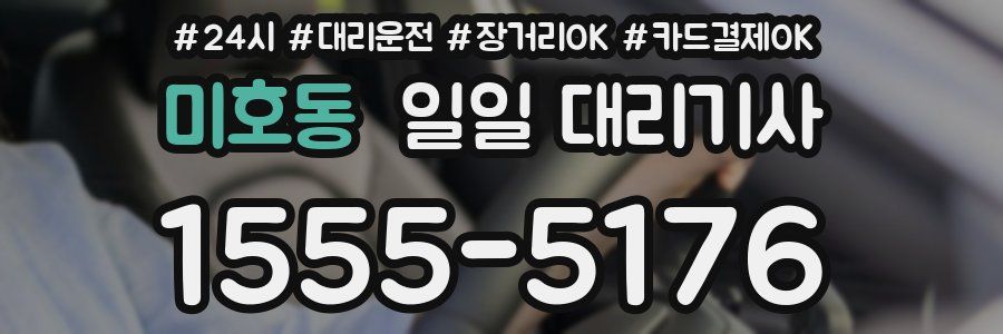 미호동 일일 대리기사