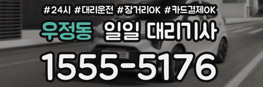 우정동 일일 대리기사