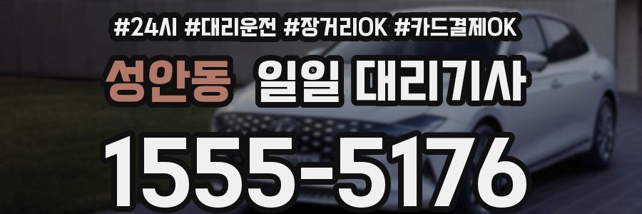 성안동 일일 대리기사