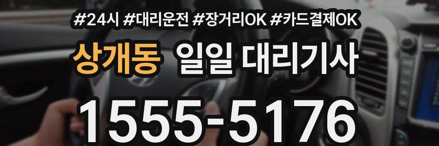 상개동 일일 대리기사