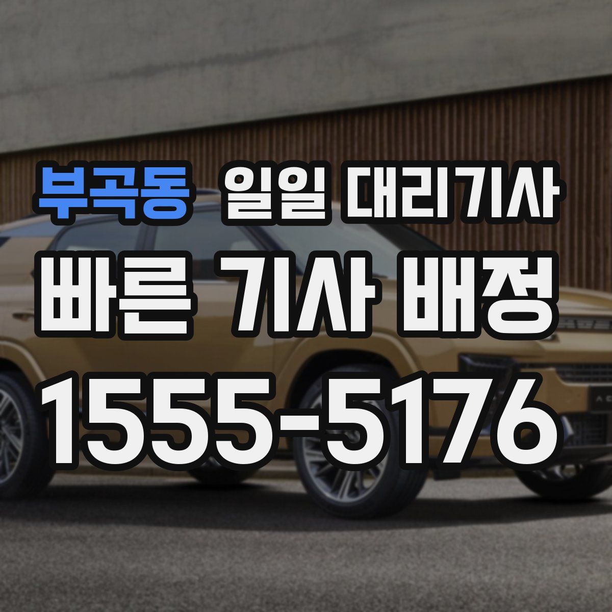 부곡동 일일 대리기사