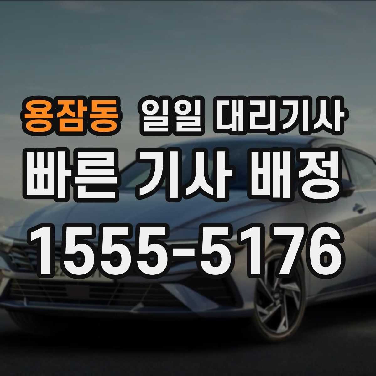 용잠동 일일 대리기사