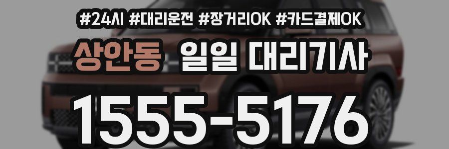 상안동 일일 대리기사