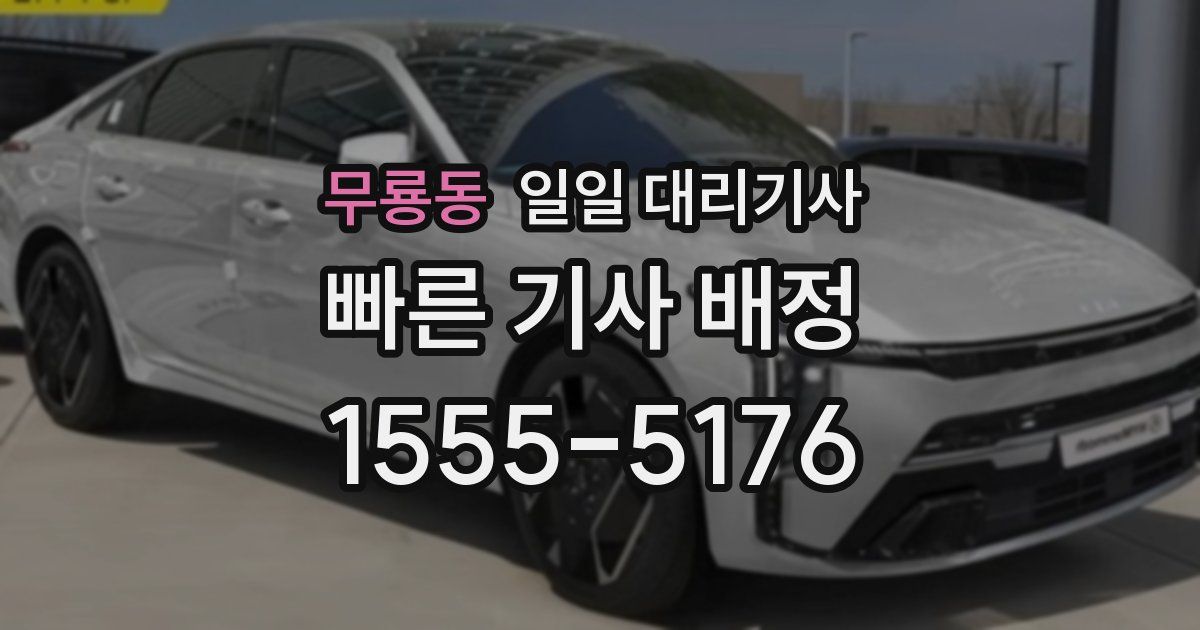 무룡동 일일 대리기사