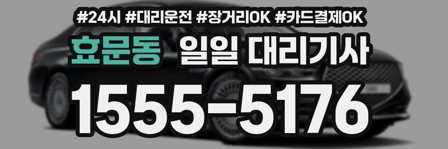 효문동 일일 대리기사