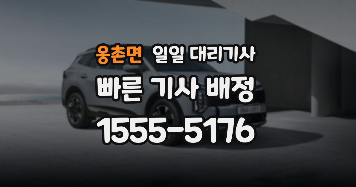 웅촌면 일일 대리기사