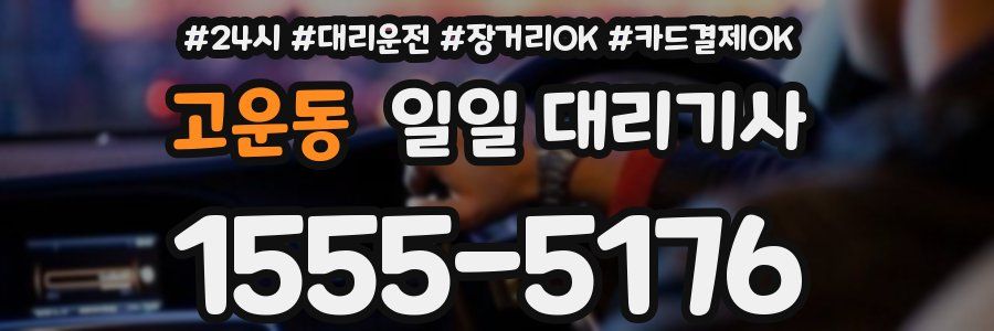 고운동 일일 대리기사